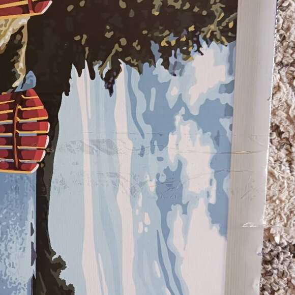 Art Skills Gold Collection PAINT BY NUMBER 16x20 Stretched Canvas Acrylic Paints - Picture 5 of 6